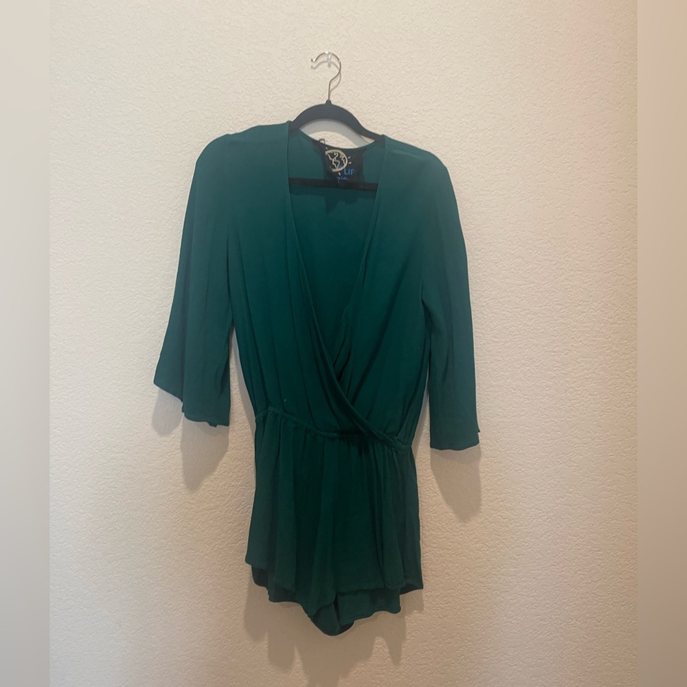 Emerald Green Romper!